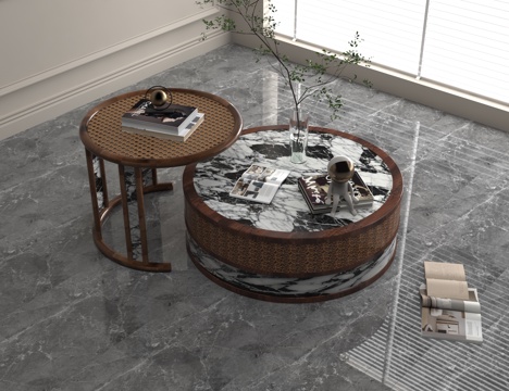 现代茶几3d模型