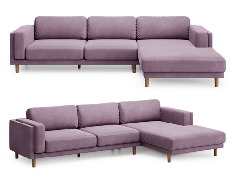  OM KULT-HOME转角沙发 Norum 14.393d模型 