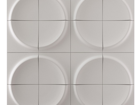  OM石膏3D面板 场景3d模型 