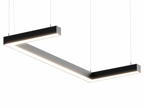  吊灯 U形LED灯 SYMBOL-P3d模型 