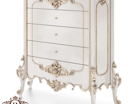  (OM) 梳妆台 Isabella High 罗曼诺家居3d模型 