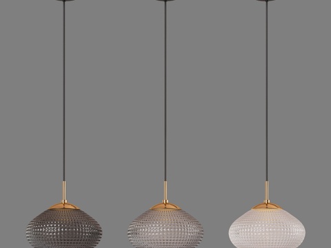  OM玻璃灯罩吊灯 Eurosvet 50263 13d模型 