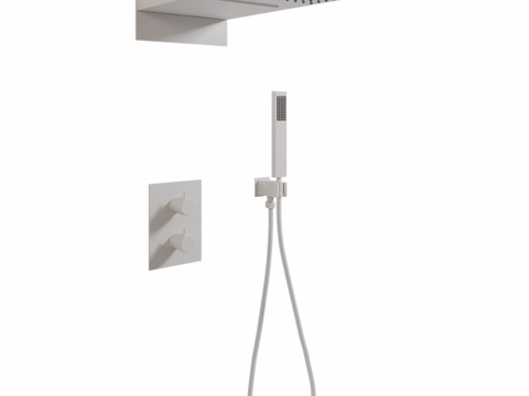  ABBER Weiss Insel AF8052淋浴系统3d模型 