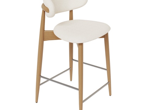  OM半吧椅肘3d模型 