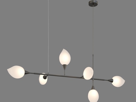  OM亚克力灯罩吊灯 Eurosvet 301883d模型 