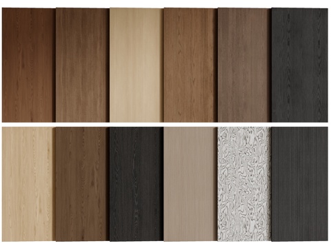  现代护墙板3d模型 