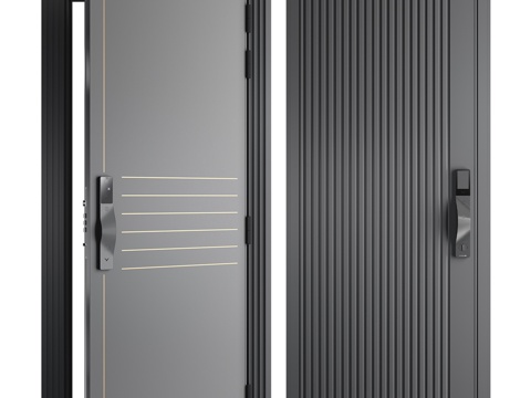  入户门2FN3d模型 