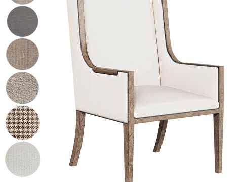  OM极简扶手椅3d模型 