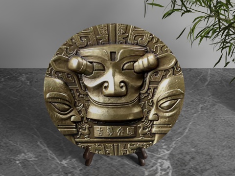  现代装饰摆件3d模型 