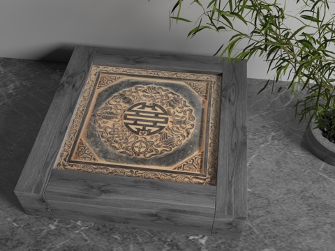  现代装饰墙饰3d模型 