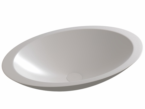  台面式洗脸盆 ABBER Stein AS26063d模型 