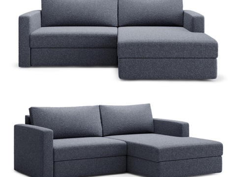  OM KULT-HOME转角沙发HANSEN 02.393d模型 