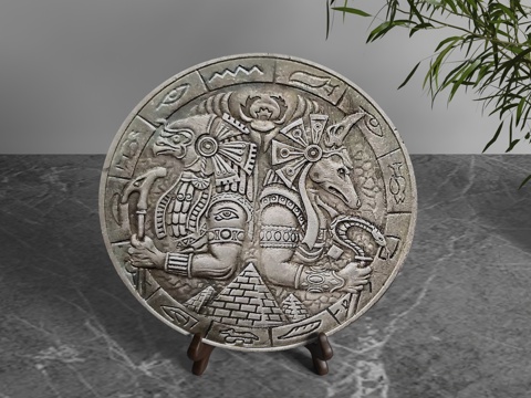  现代装饰摆件3d模型 