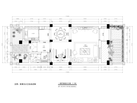 400平高档私人别墅 最新全套施工图cad施工图