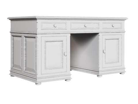  OM北欧风格电脑桌3d模型 