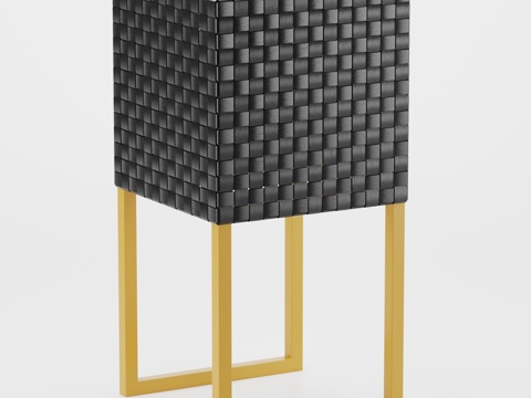  OM Potspot Portofino带腿立方体3d模型 