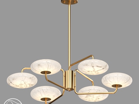  LampsShop.ru L1901-2 密西沙加吊灯3d模型 