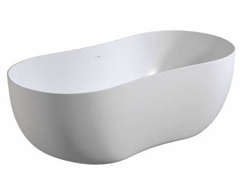  人造石浴缸 ABBER Stein AS9603d模型 