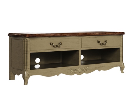  经典风格OM电视柜3d模型 