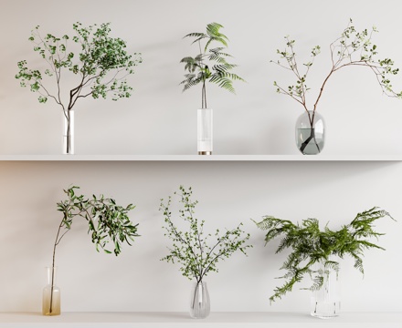  现代花瓶3d模型 