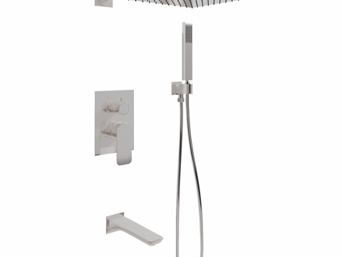  淋浴系统 ABBER Weiss Insel AF80173d模型 