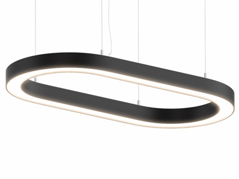  椭圆吊灯 HOLE LARGO3d模型 