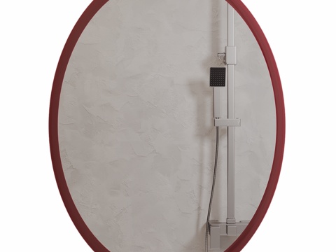  浴室镜 ABBER Stein AS6610BR 带背光3d模型 