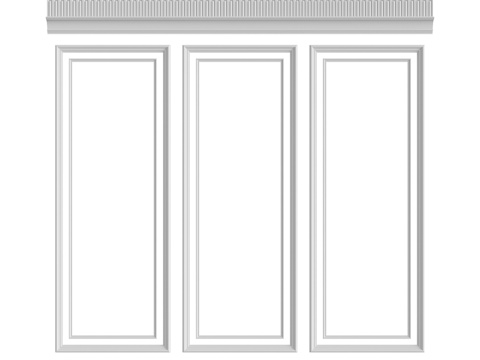 墙面组合 #1373d模型