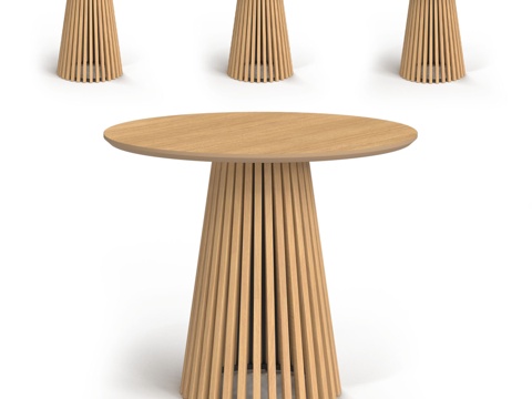  (OM) VOLAN WOOD MANO FACTORY餐桌3d模型 