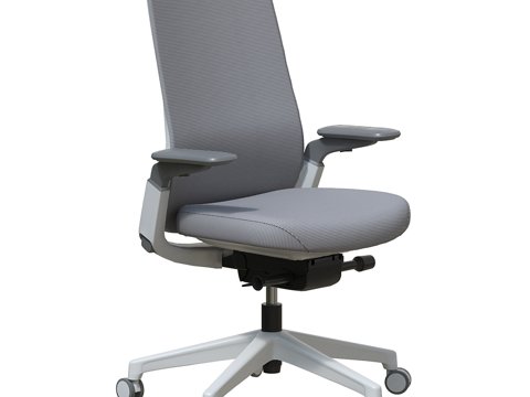  现代简约单人椅子 椅子 简约椅子 办公椅子3d模型 