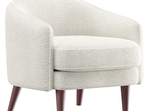  Hanna休闲椅3d模型 