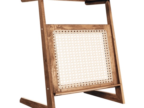  OM中世纪风格床头柜3d模型 