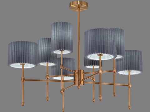  OM 天花灯 Eurosvet 60162 8 Nottur3d模型 