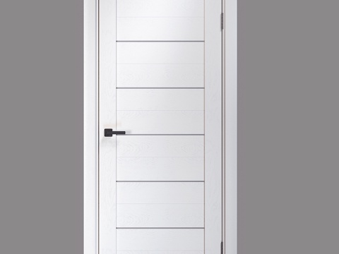 CARDA系列T-33款室内门 白色白蜡木3d模型