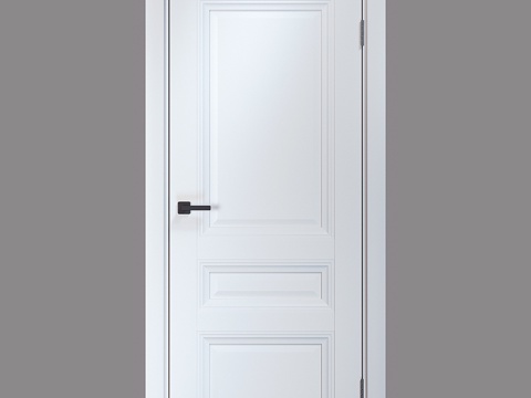  CARDA室内门 K-50 白色柔软款3d模型 