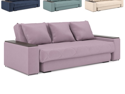  带扶手的直线沙发维加诺瓦3d模型 