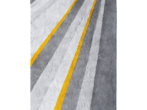  OM_棉质地毯，印有郁金香田图案，源自Terra3d模型 