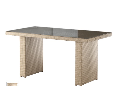  OM餐桌布劳顿款3d模型 