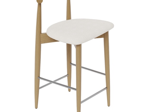  OM半吧椅卡尔3d模型 