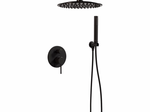  ABBER Emotion AF8818隐藏式安装淋浴系统3d模型 