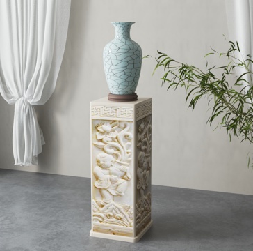  现代装饰摆件3d模型 