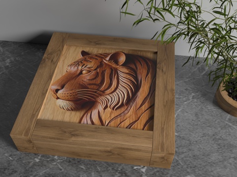  现代装饰摆件3d模型 