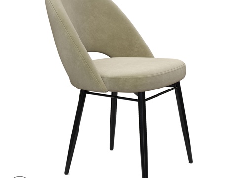  OM KUWAIT HoReCa 餐吧椅3d模型 