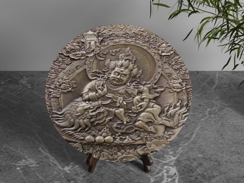  现代装饰摆件3d模型 