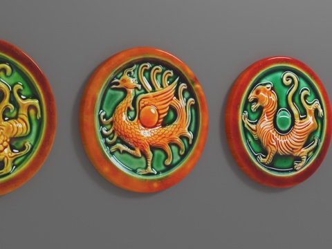  现代装饰挂件3d模型 