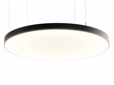  圆形LED吊灯H50mm3d模型 