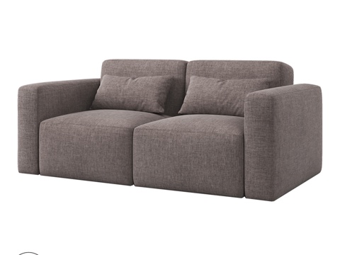  OM LOFT缝线沙发 0043d模型 