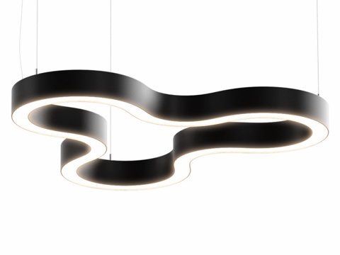  LED吊灯 HOLE-SONAR3d模型 