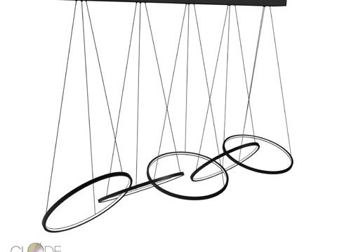  GLODE 品牌 Olamp 五环灯3d模型 