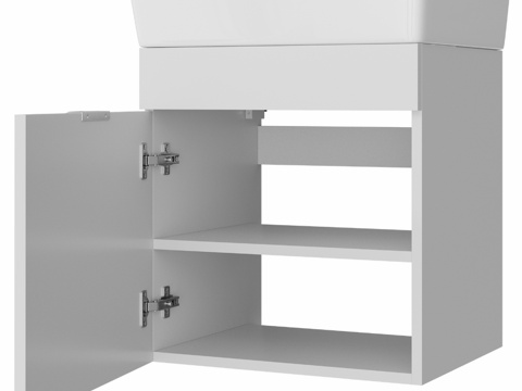  OM 带水槽柜 DIWO Anapa 50 壁挂式3d模型 